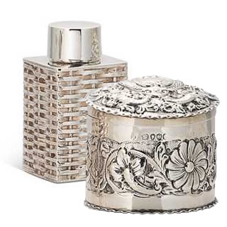 Fine Victorian & Edwardian Silver Mounted Perfume Bottles