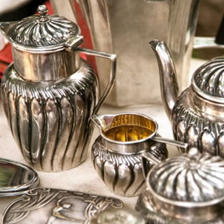 silver tableware